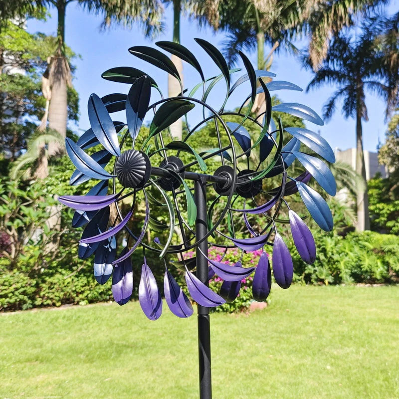 Garden Wind Spinners  Windmill  Large Metal Ornament