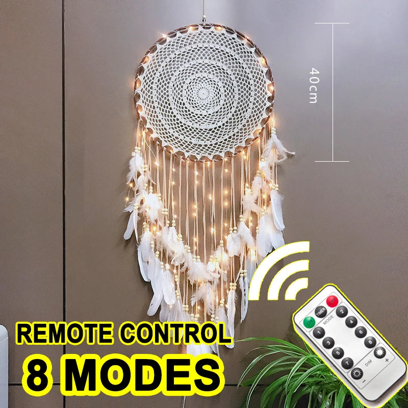 big dream catcher hanging/light decoration
