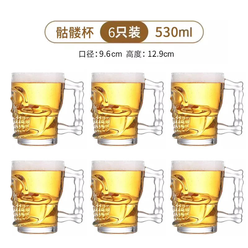 Thickened Glass Beer Mug Ultra Large Capacity