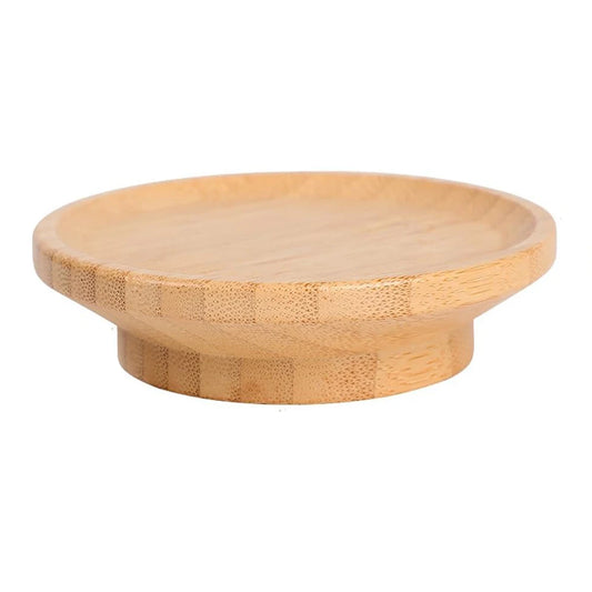 2 Pcs Bamboo Wine Glass Topper Coasters Plate, Charcuterie Board