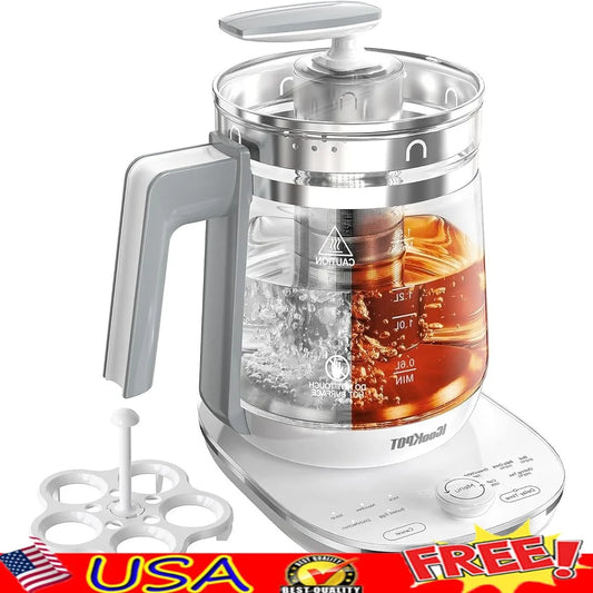 Programmable Electric Kettle 1.5L  1200W Efficient Tea Maker