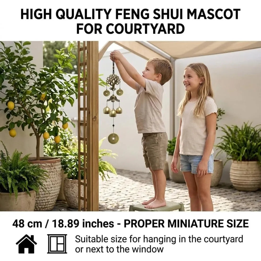 Elegant Wind Chimes  Metal Bells Hanging Ornamen