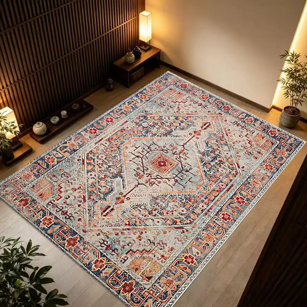 Geometric Rug, Soft & Comfortable, All Seasons, Easy to Maintain