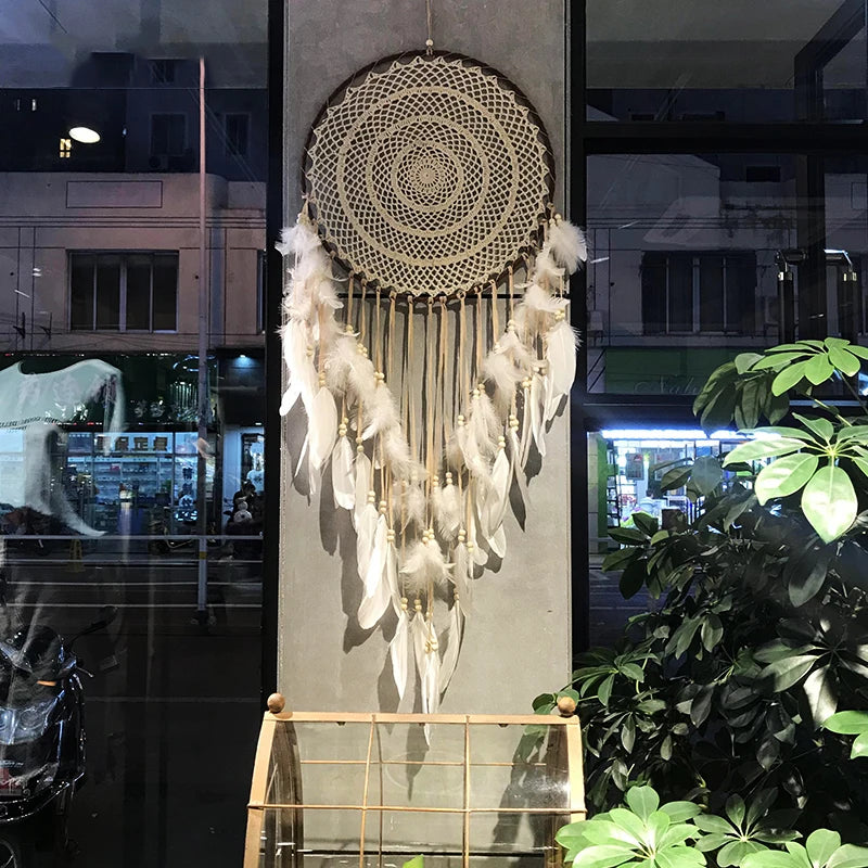 big dream catcher hanging/light decoration