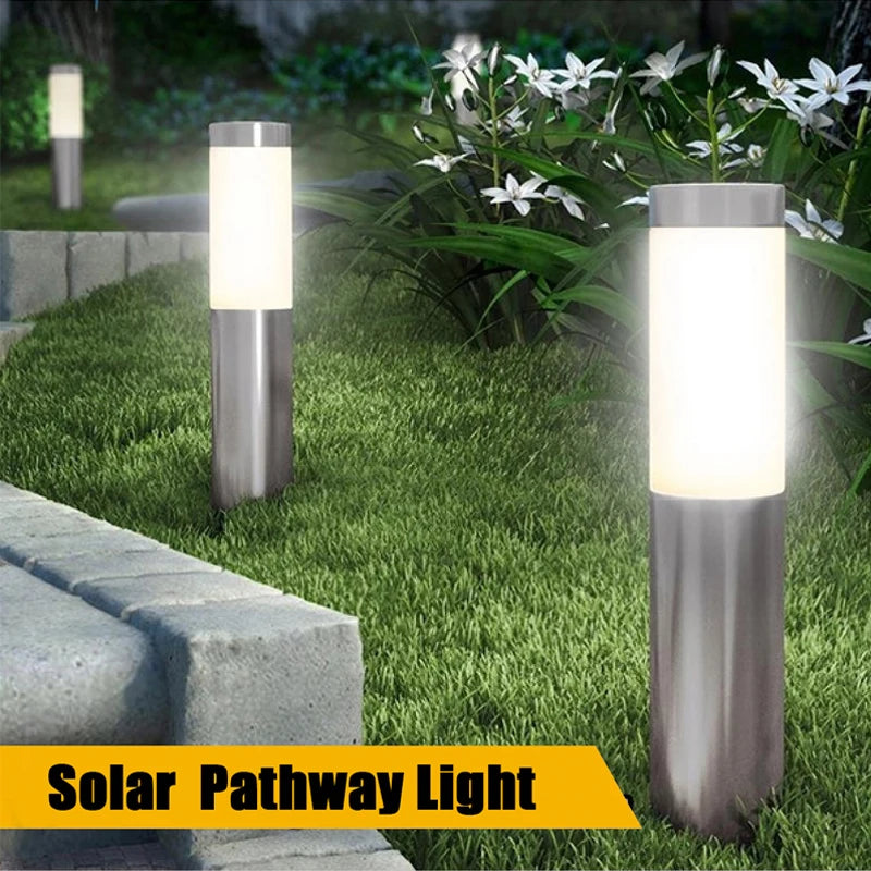 Solar Garden Pathway Lights Outdoor LED Lighting Ground Plug