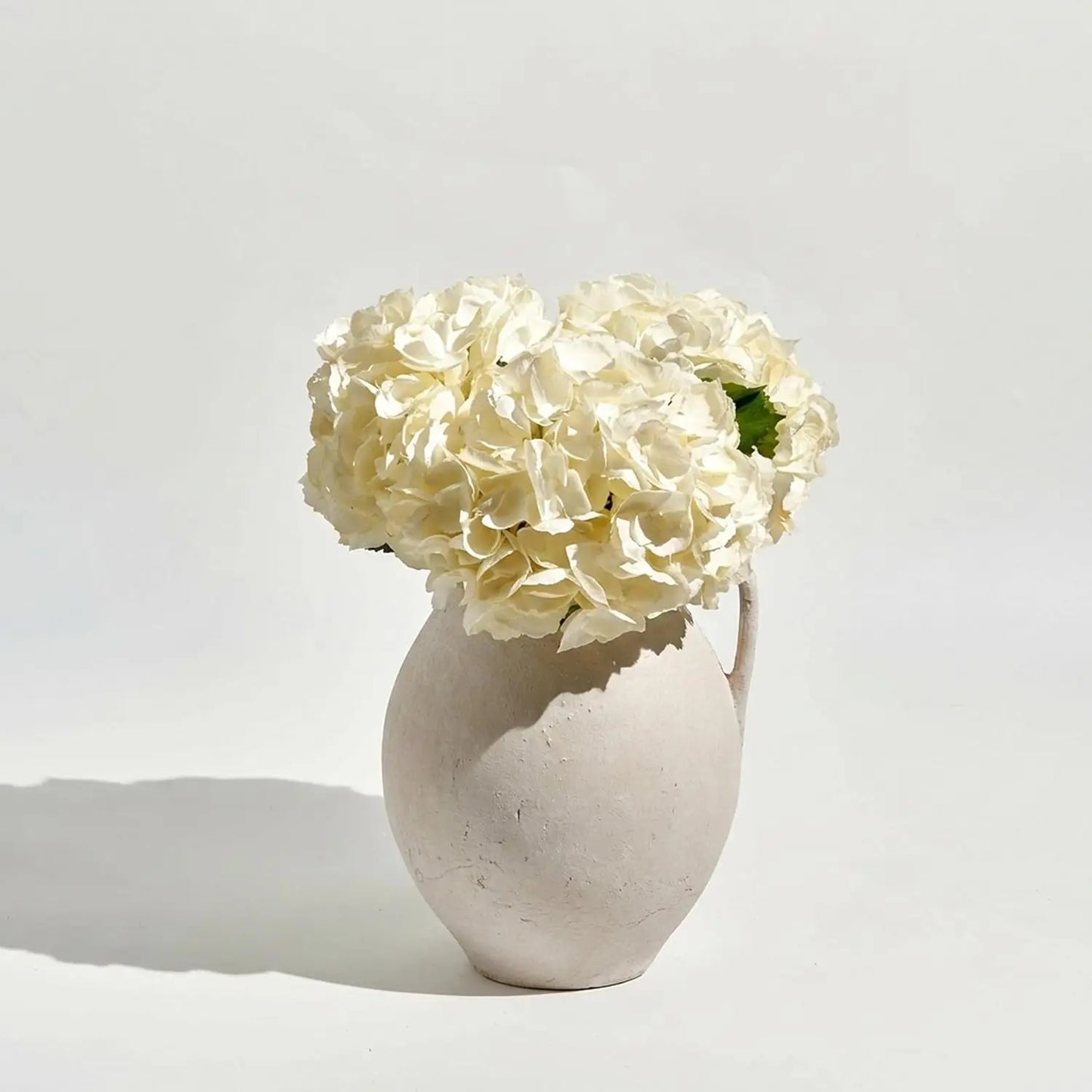 11.2" White Ceramic Zen Vase