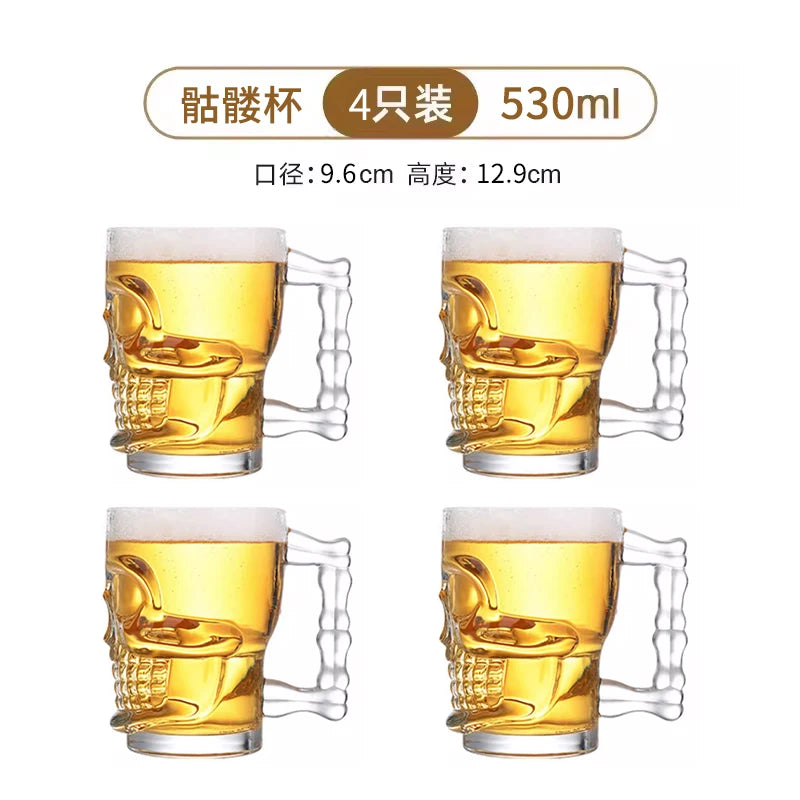 Thickened Glass Beer Mug Ultra Large Capacity