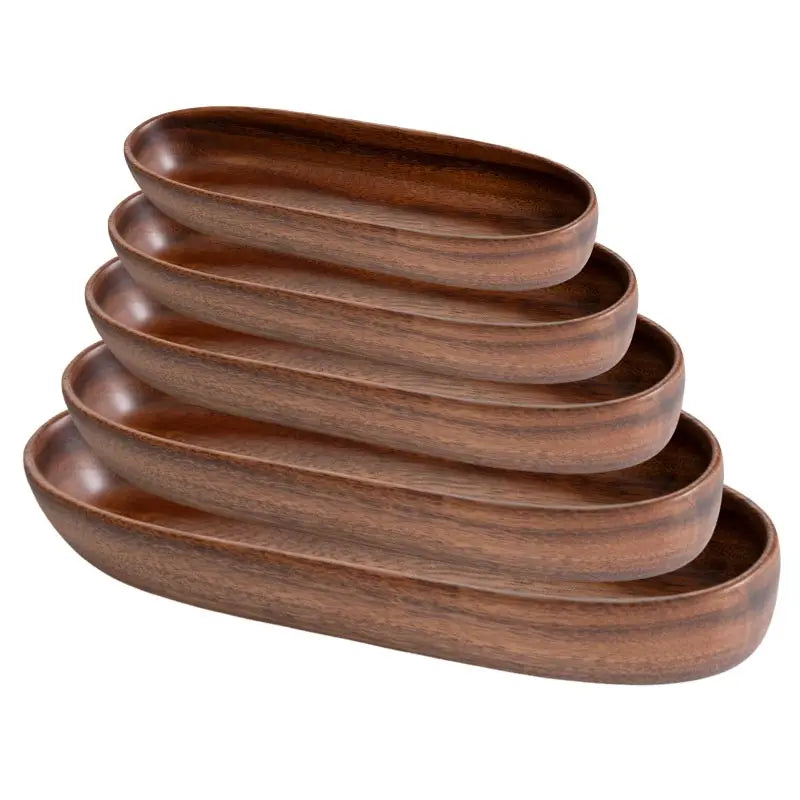 Walnut Wood Boat Shaped Bowl