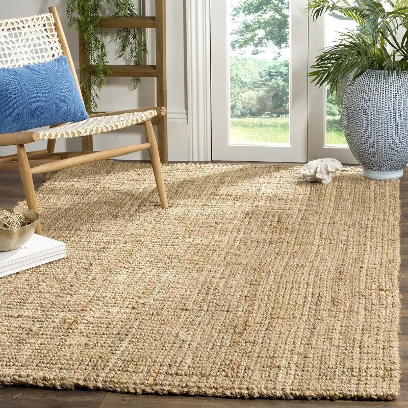 Natural Fiber Collection Area Rug - 6' x 9',  Handmade Jute