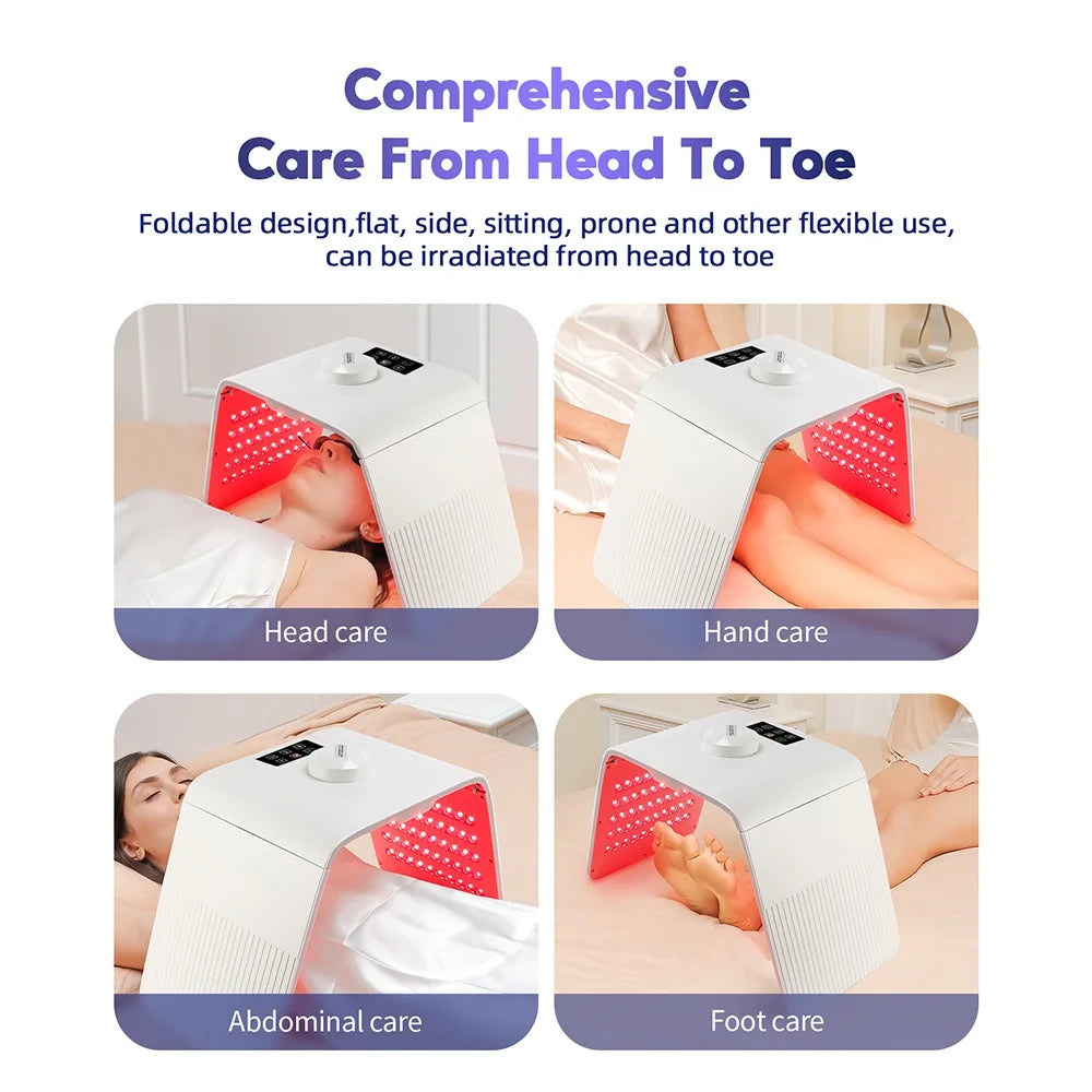 Foldable 7 Color LED Photon Facial Body Beauty Machine