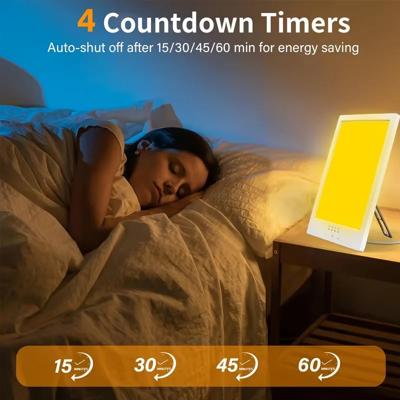 Sadness Treatment Lamp,10000 Lux LED Daylight, 3 Color Temperatures
