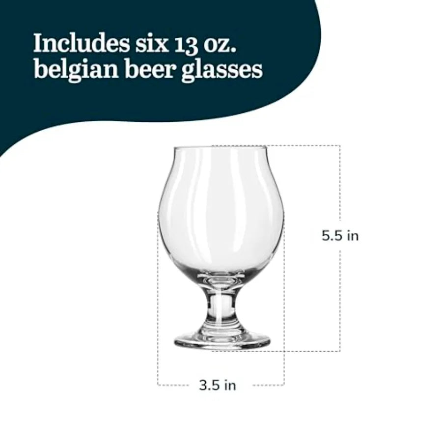 Essentials Beer Glasses, 13 oz, Craft Glasses