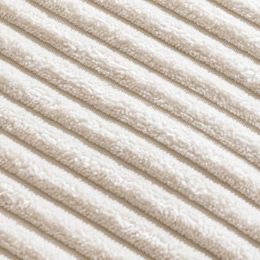 Round Stuffed Pouf Ottoman, Corduroy Poufs with Foam Chunk Filling,20 X 15 F