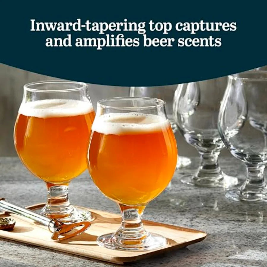 Essentials Beer Glasses, 13 oz, Craft Glasses