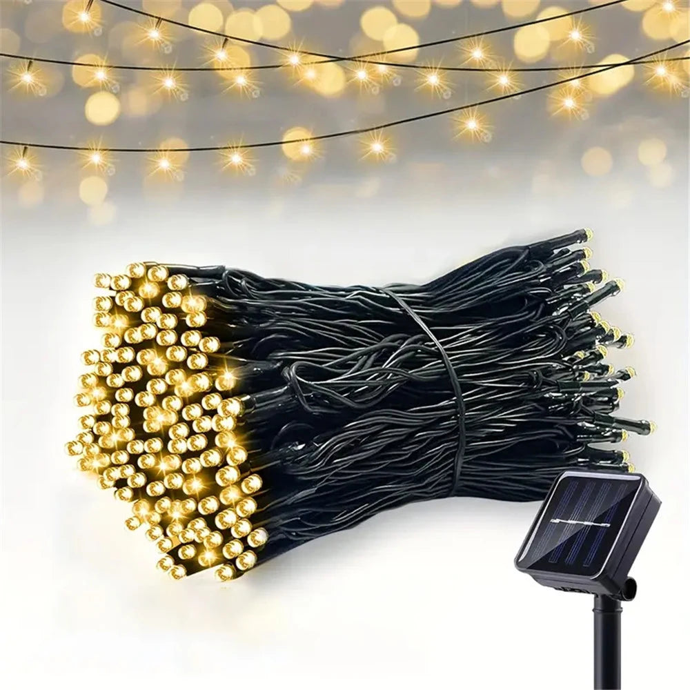 Solar String Lights Outdoor 20/50/100/200 LED Waterproof Lights