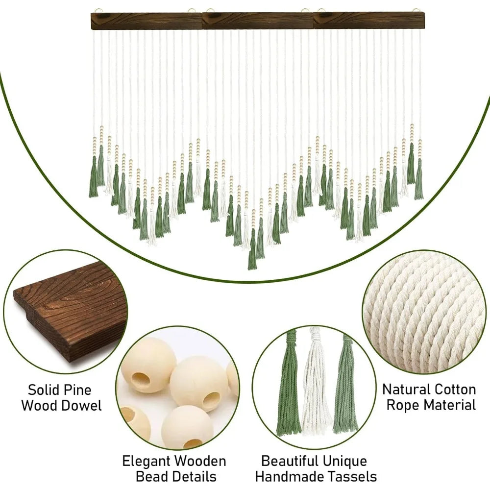 Large  Wall Hanging Handmade Macrame Woven Tapestry