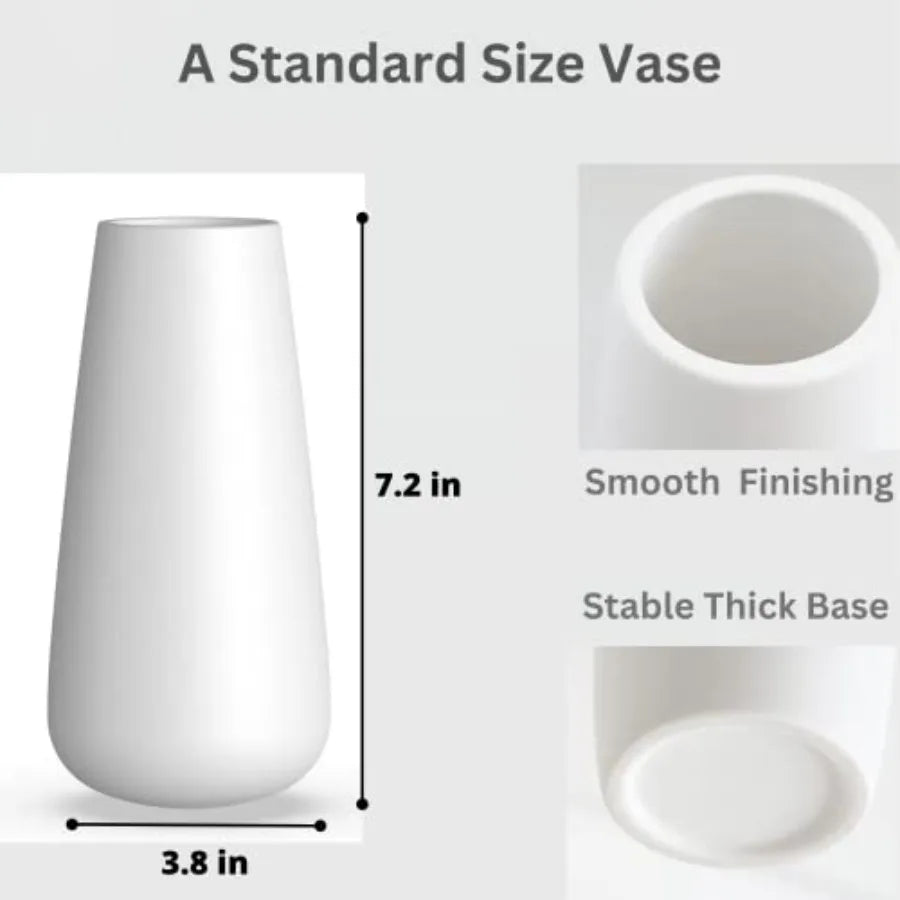 Premium Ceramic Vase for Pampas Grass -