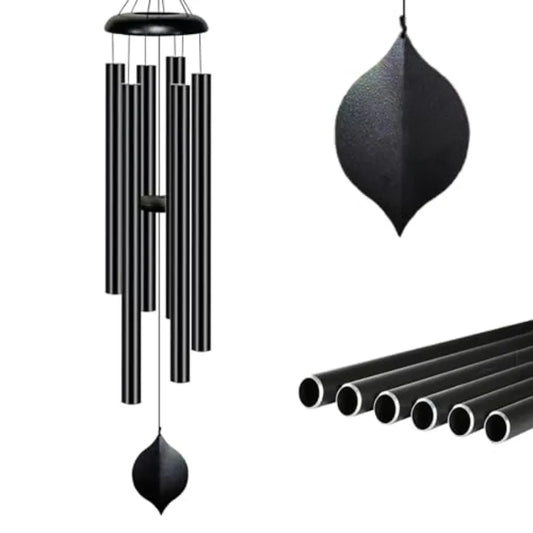 47 Inch Large Wind Chimes for Outside, 6-Tube Deep Tone Memorial Wind Chimes