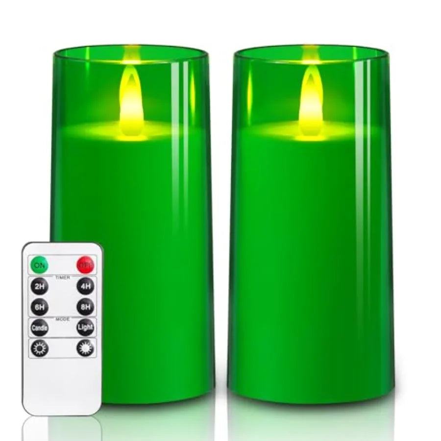 Realistic Flickering Flameless Candles, Battery Operated Candles,