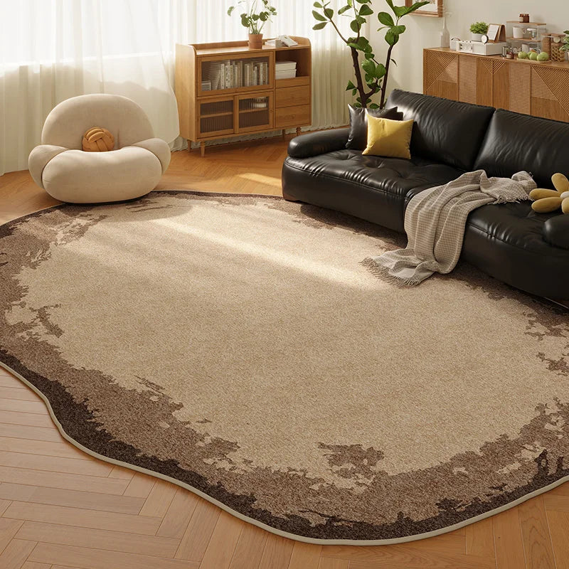 Irregular Shapes Rugs Thick Anti-slip Fluffy
