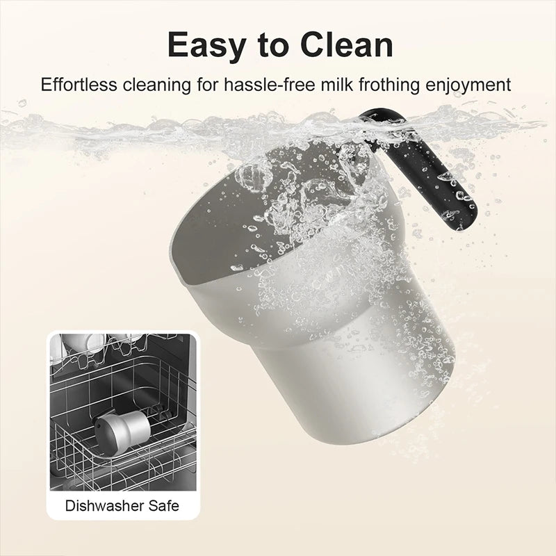 CROWNFUL Electric Milk Frother Frothing Foamer 5-in-1