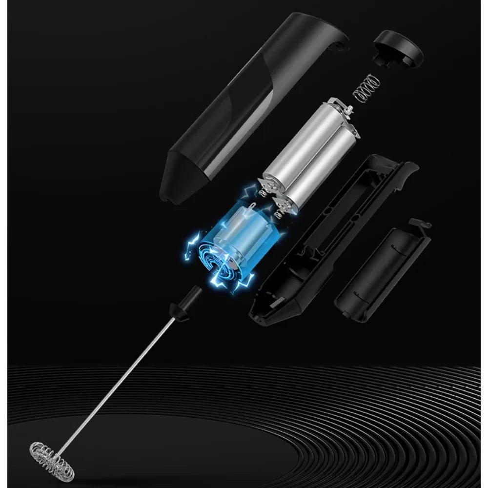 Electric Milk Frother Coffee Maker Handheld Foam Mixer
