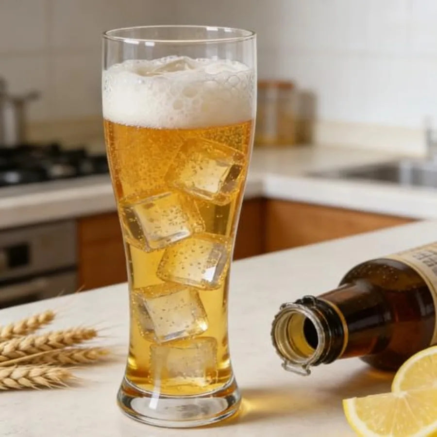 18 oz Pilsner Beer Glasses Set of 6 Beer pint glasses
