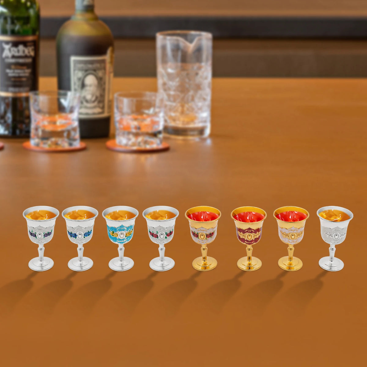 (Clearance Sale!) 8-Piece Wine Goblet Set Shot Glasses