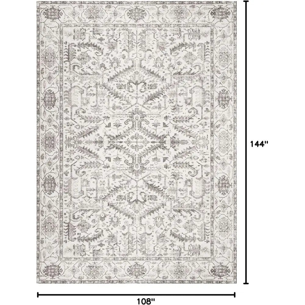 Area Rugs 9x12 for Living Room - Washable Soft  Non-Slip Stain Resistant