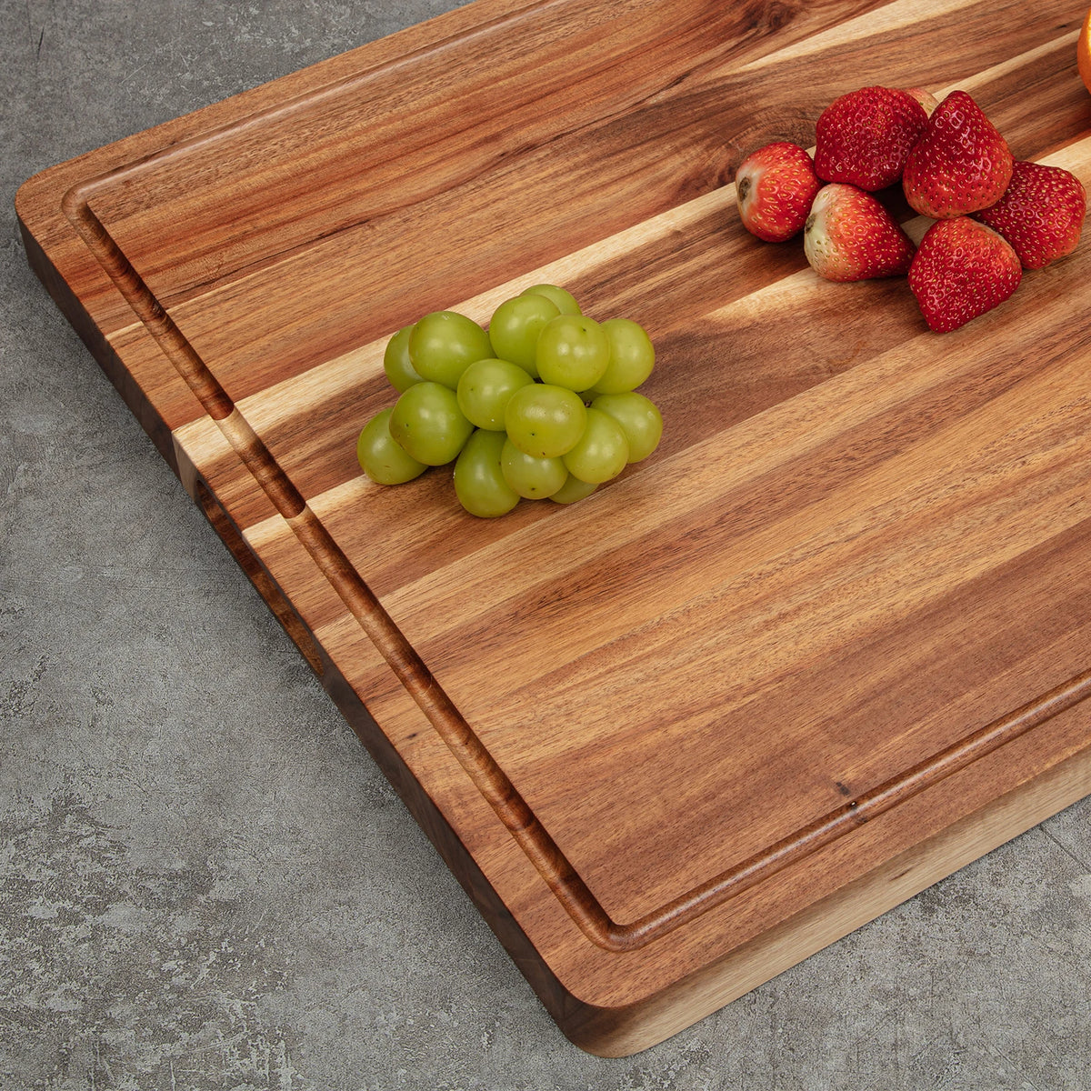 Acacia Cutting Board for Kitchen with XXL Extra Large Charcuterie