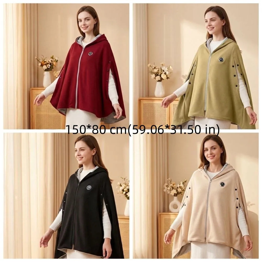 3 Heated Level USB Heating Shawl Washable USB Powered Car-mounted