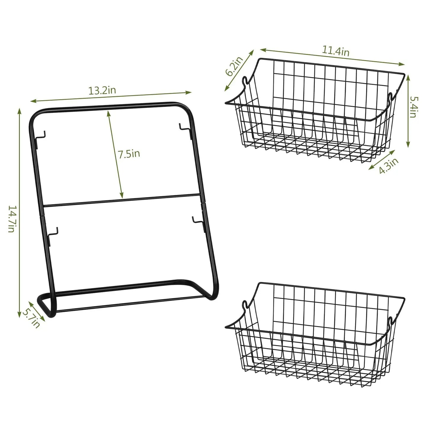 2-Tier Kitchen Fruit and Vegetable Storage Rack,