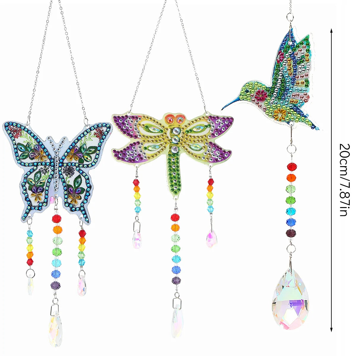 3pcs Diamond Artwork Suncatcher