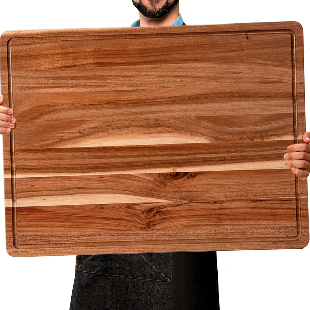 60 cm Extra Large, 24 x 18 Inch  1.2" Thick Butcher Block,Charcuterie