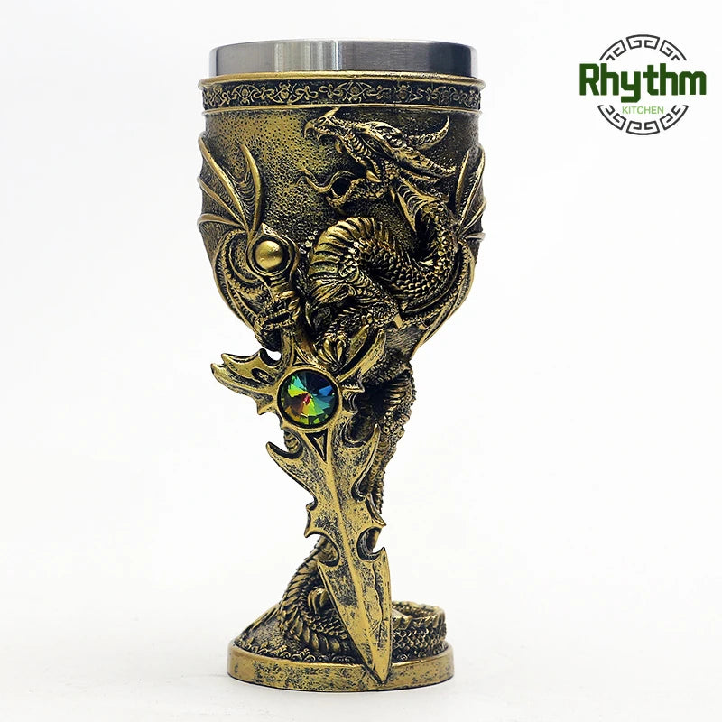 54 Styles Viking Pirate Series: Stainless Steel  Champagne Glass