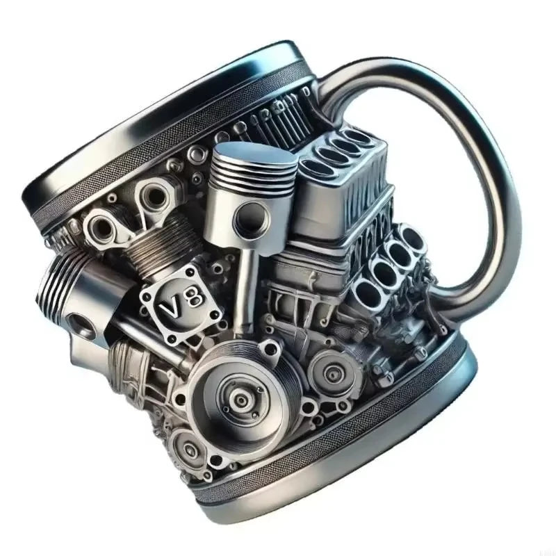 New engine cup, mug, stainless steel liner, coffee cup