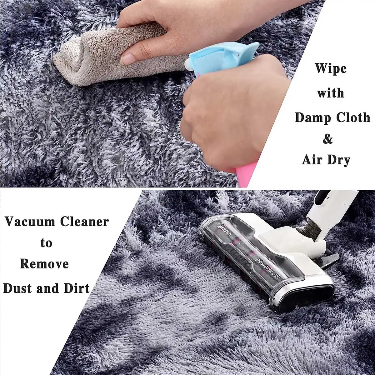 Plush Carpet For Living Room Sofa Floor Cushions  Modern Soft Fluffy