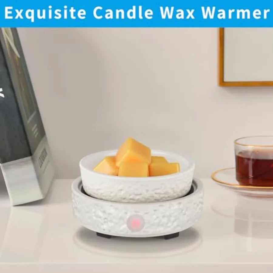 Ceramic Wax Melt Warmer Fragrance, 3 in1 Electric Candle Wax Warmer