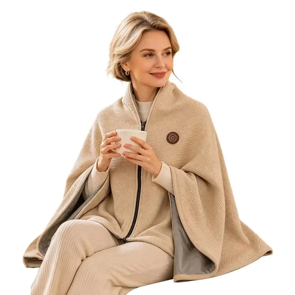 Heated Shawl Lightweight Wearable Blanket