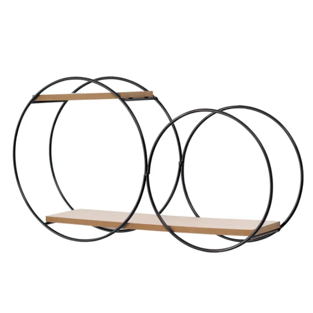 Rack Decoration Wall Circular Hanging Shelves Candle Holder