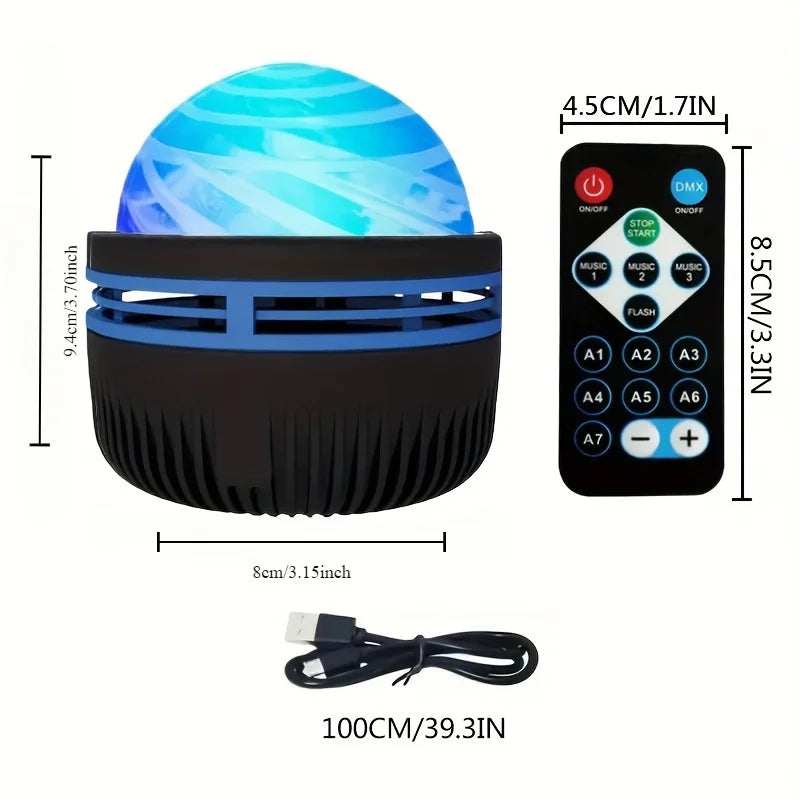 LED Galaxy Projection Light, 2-in-1