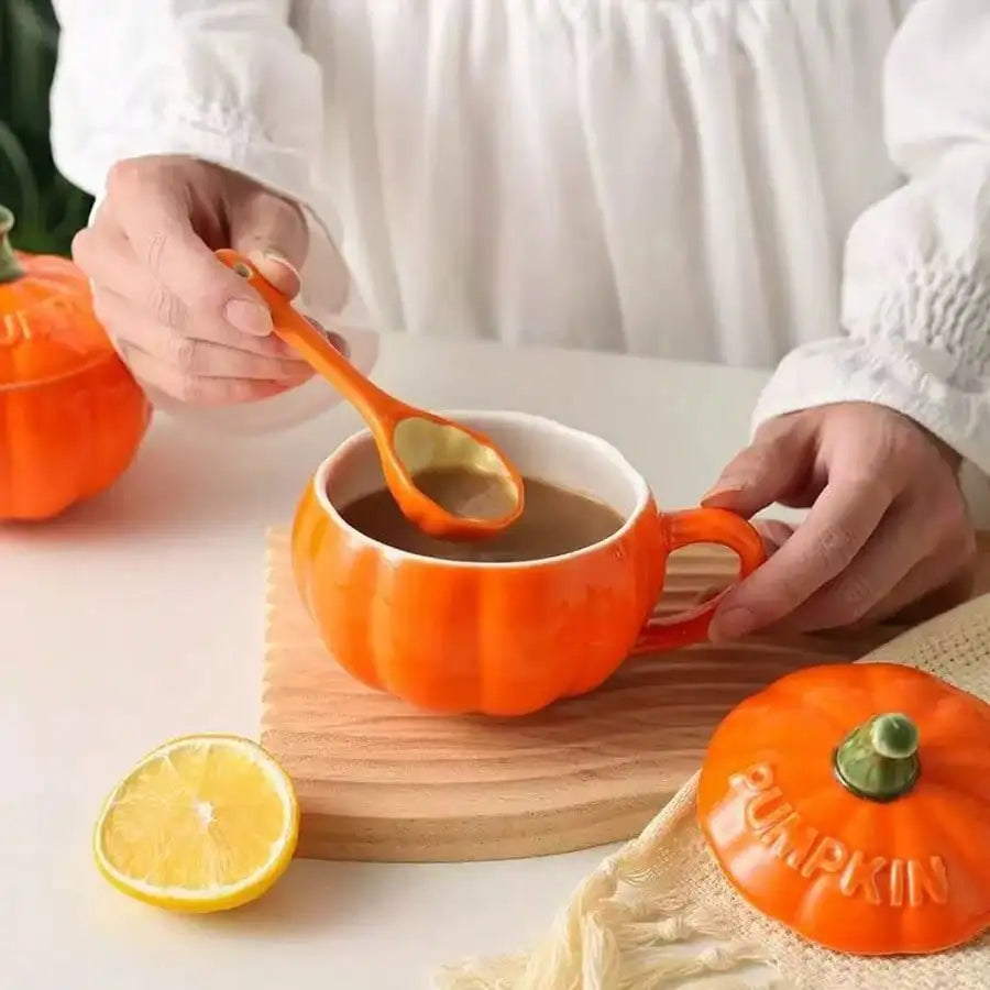 1PC Pumpkin Ceramic Coffee Mug Tea Cup,