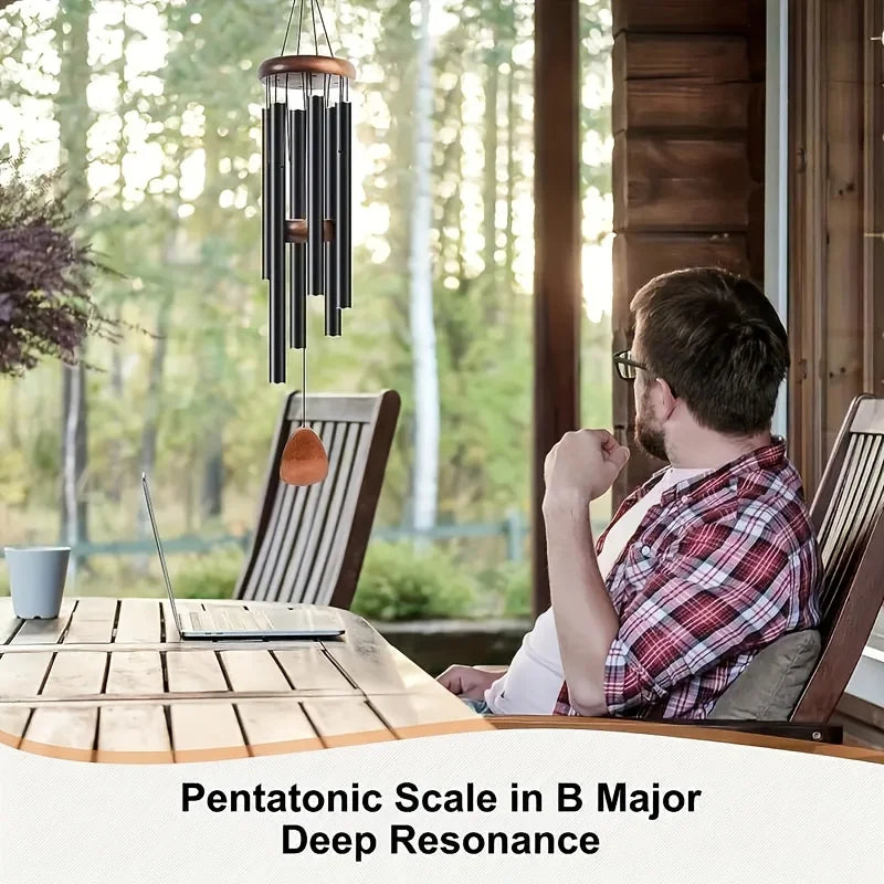 30-Inch Deep Tone Wind Chime - Heavy-Duty Outdoor/Indoor
