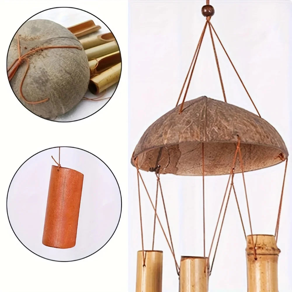 63.5cm Garden Bamboo Wind Chimes