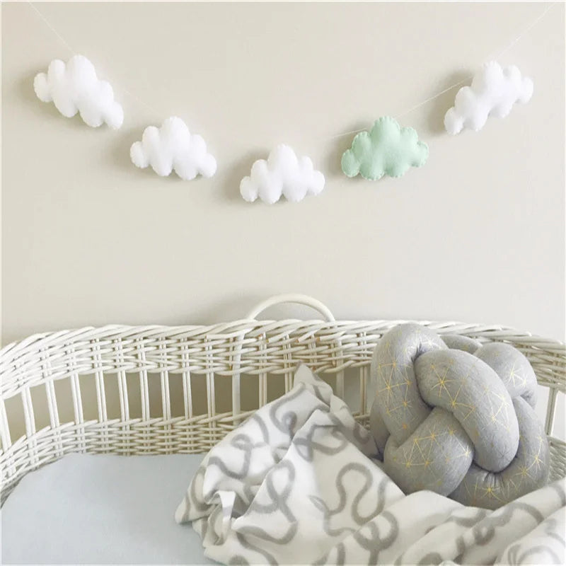 Felt Cloud Garlands String Wall Hanging