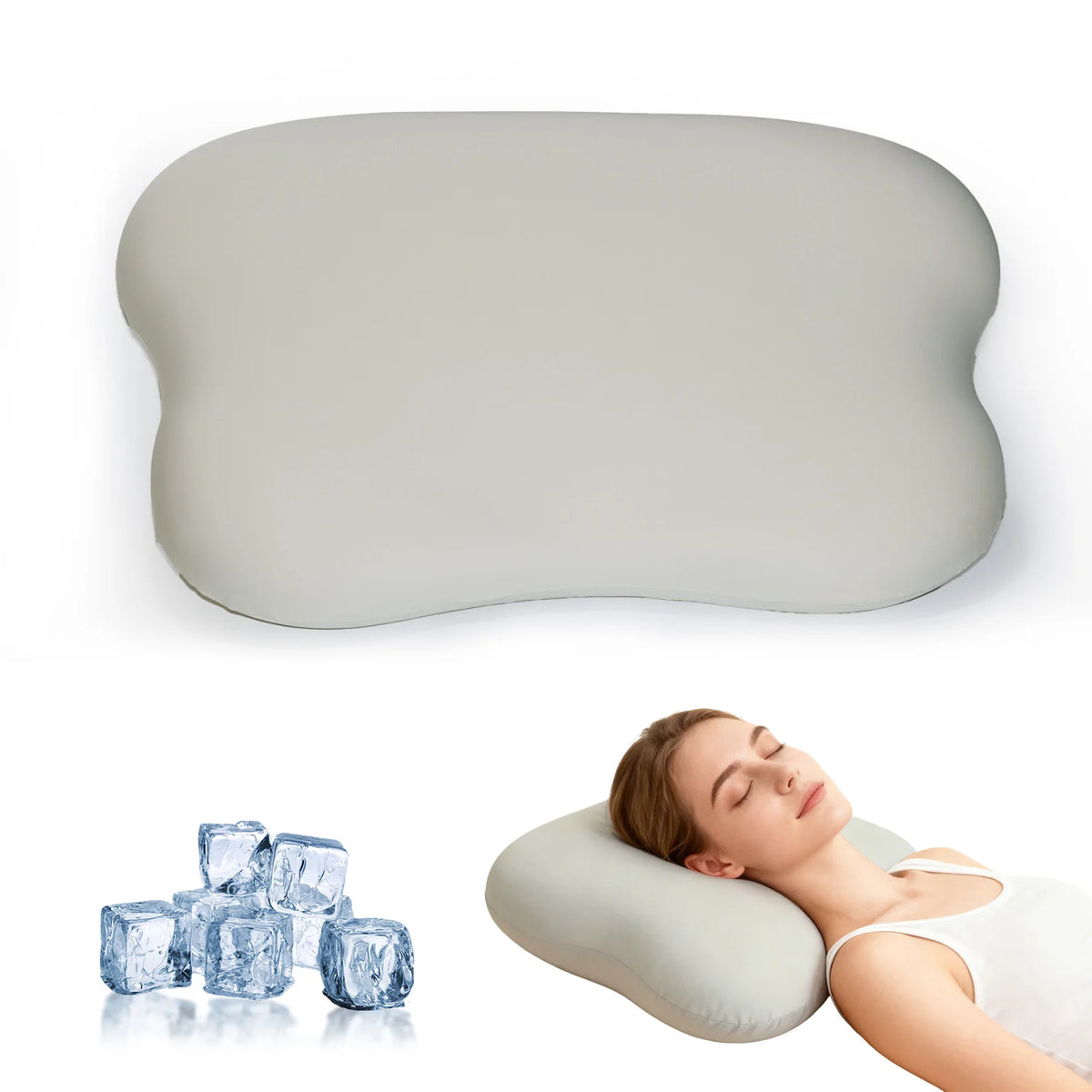 Cervical Neck Pillow for Neck and Shoulder Pain Relief, Cooling