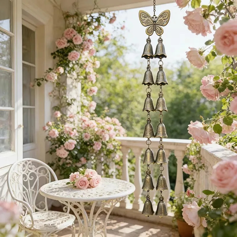 Butterfly Wind Chime Metal, Retro Iron Chime