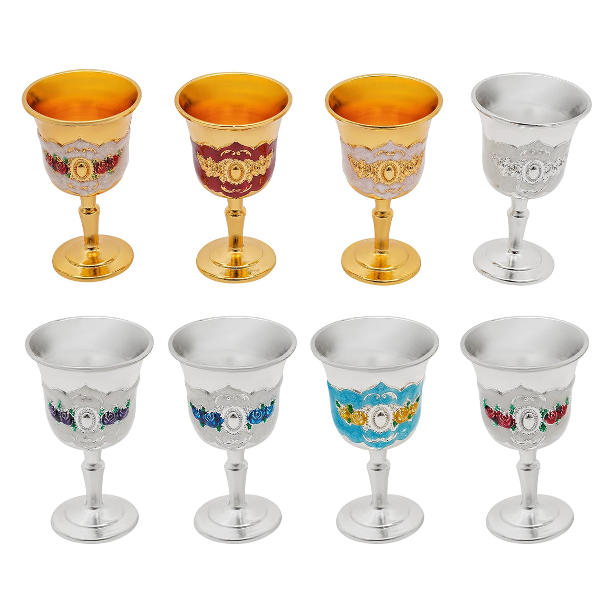 (Clearance Sale!) 8-Piece Wine Goblet Set Shot Glasses