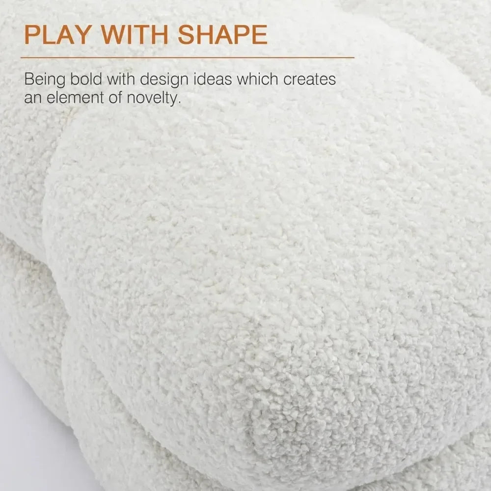 Modern Ottoman Coffee Table  Square Cube Pouf