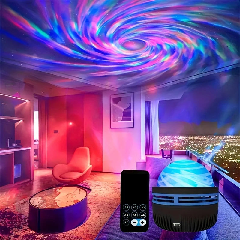 LED Galaxy Projection Light, 2-in-1